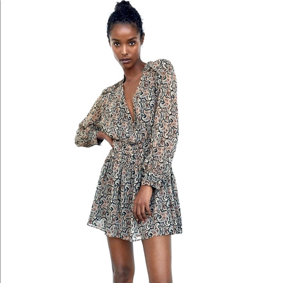 Zara Dresses & Skirts - ZARA  printed mini dress